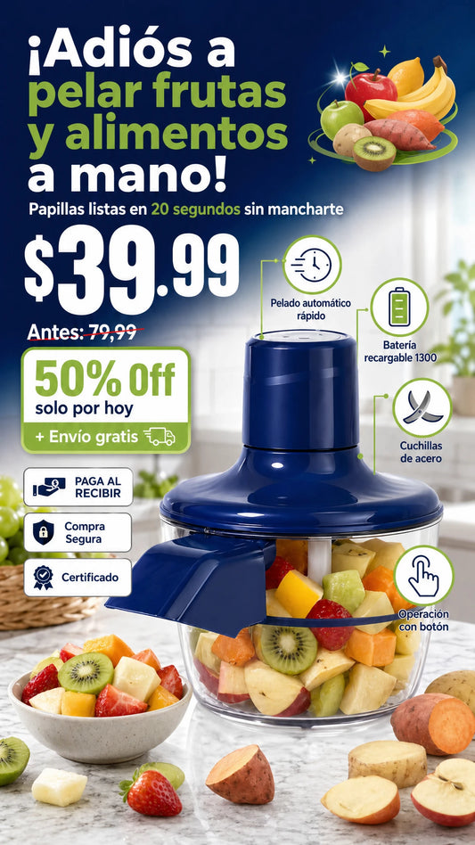 Máquina Peladora de Uvas Eléctrica Automática para Frutas Pequeñas